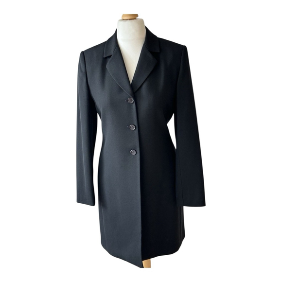 EUC Women's INC International Concepts Longline Blazer Black Size 2P - Picture 2 of 10